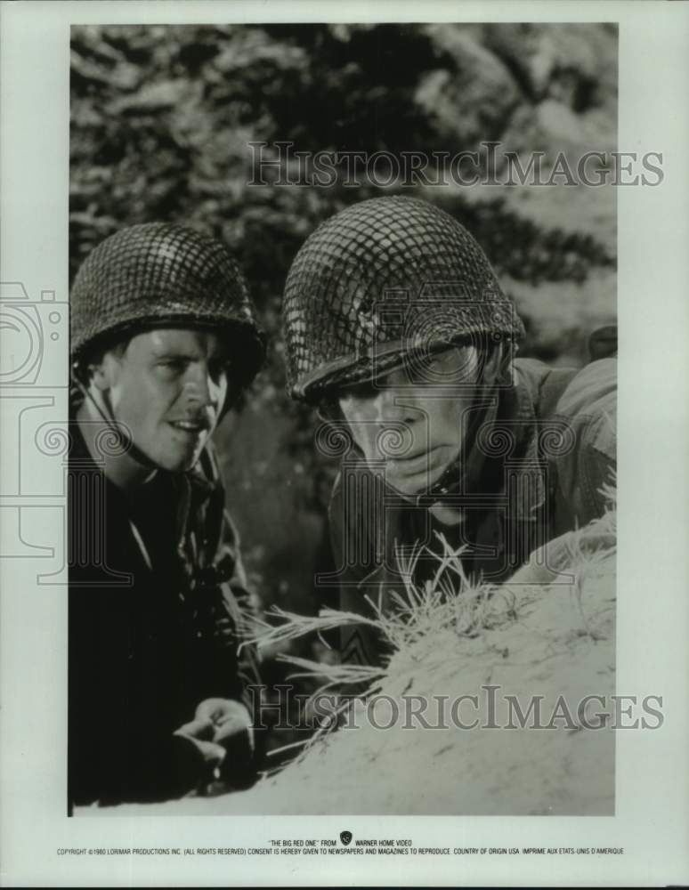 1980 Press Photo Lee Marvin and Mark Hamill star in The Big Red One. - nop49491-Historic Images