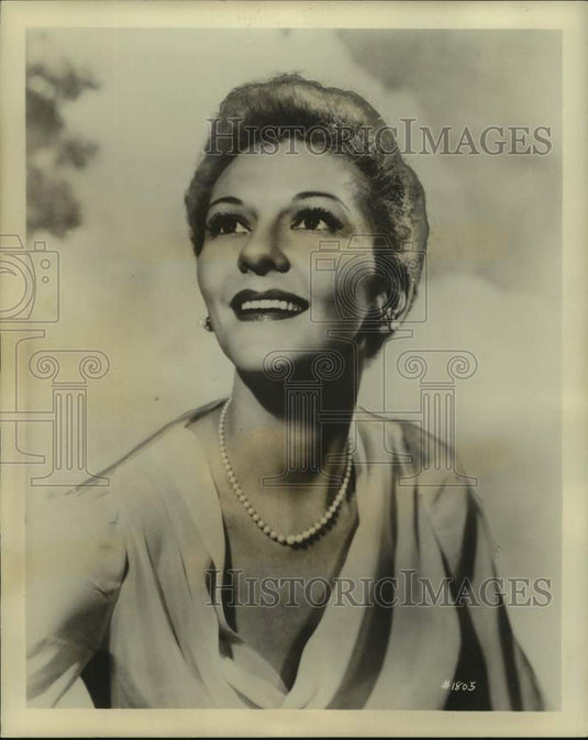 1959 Press Photo Mary Martin in "A Night with Mary Martin," at the Opera Guild. - Historic Images