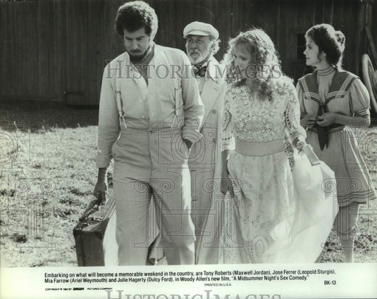 1982 Press Photo Cast of "A Midsummer Night's Sex Comedy," released by Orion-Historic Images