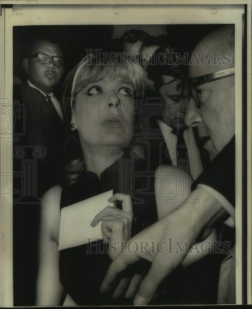 1967 Press Photo Greek Actress Melina Mercouri in United Nations Headquarters - Historic Images