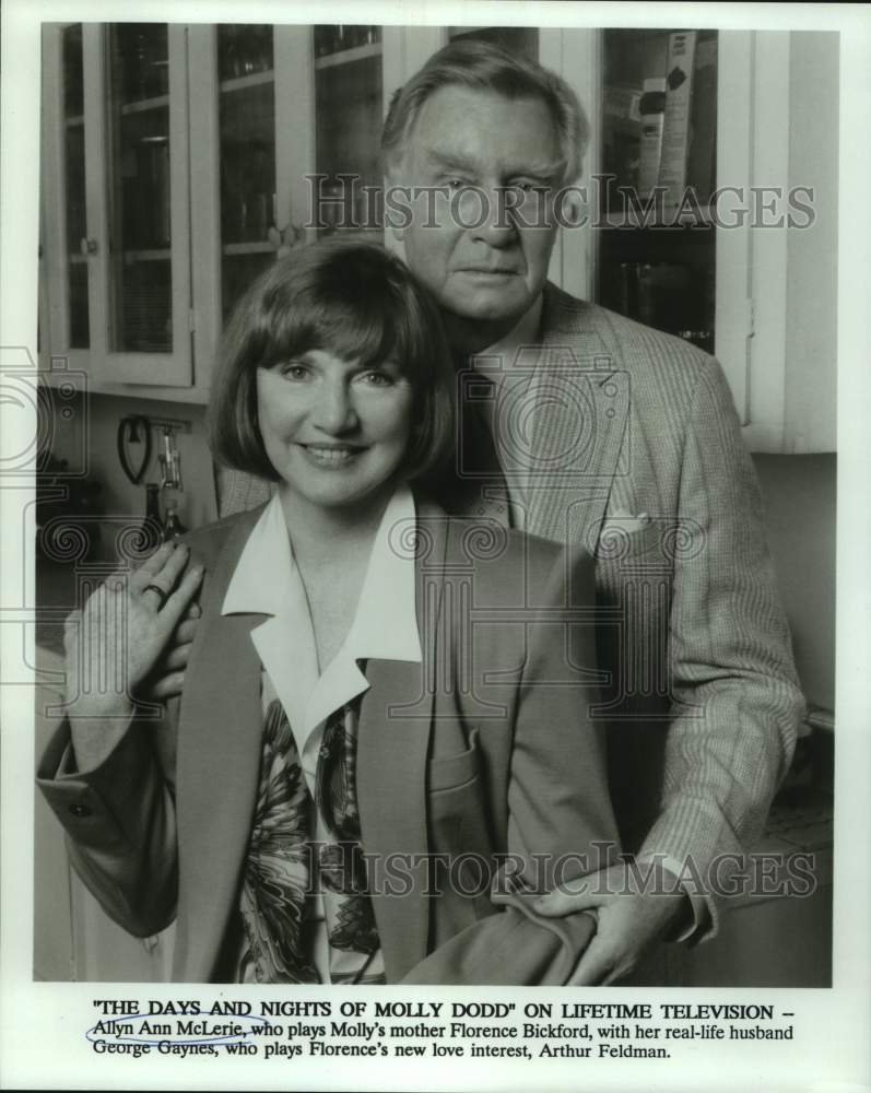 1989 Press Photo Cast of the &quot;The Days and Nights of Molly Dodd&quot; on Lifetime-Historic Images