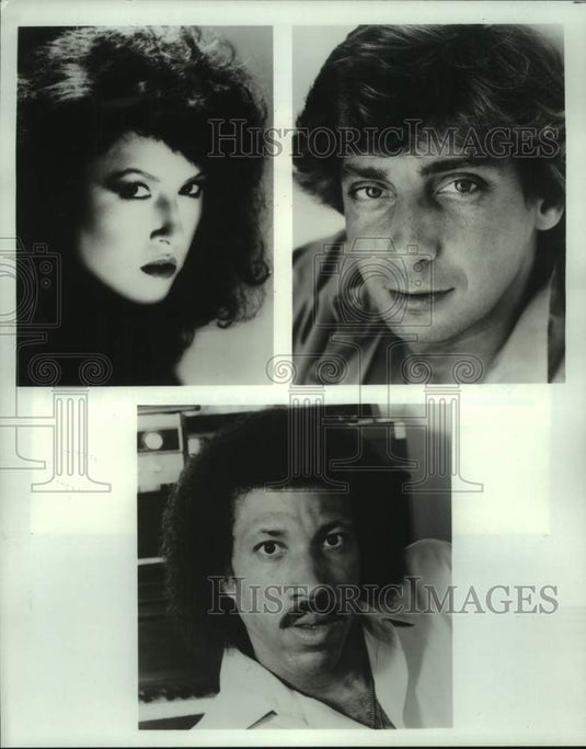 1983 Press Photo Barry Manilow and other recording artists appear on Solid Gold-Historic Images