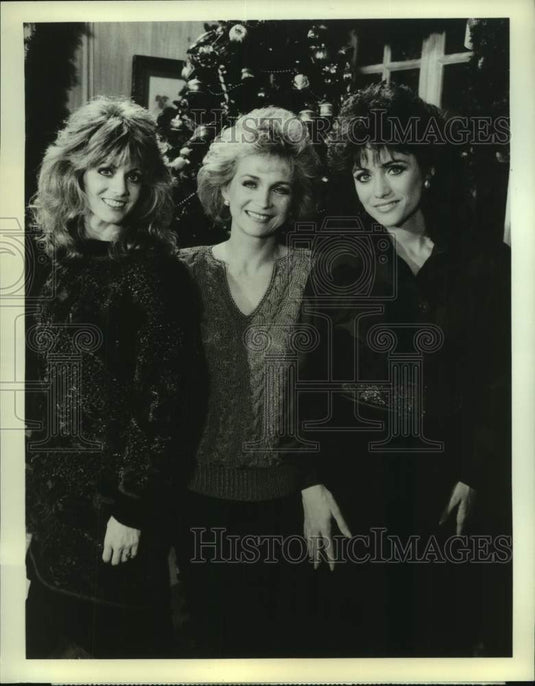1986 Press Photo Country music stars Irlene, Barbara and Louise Mandrell-Historic Images