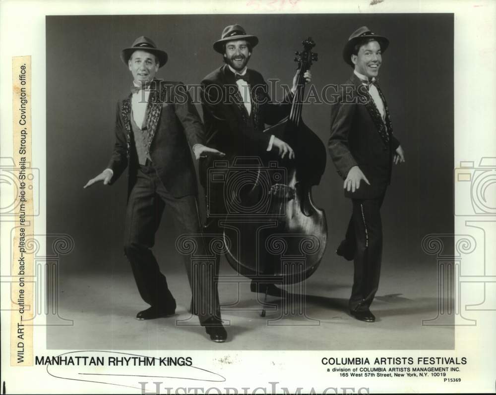 1989 Press Photo The Manhattan Rhythm Kings, Musicians - nop51658-Historic Images