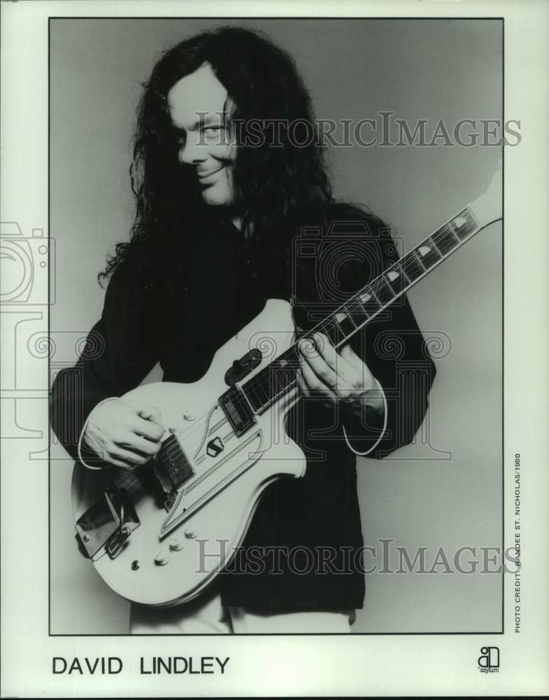 1980 Press Photo Musician David Lindley - nop52097-Historic Images