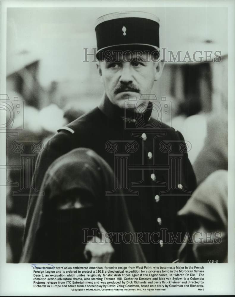 1977 Gene Hackman stars in &quot;March Or Die&quot; - Historic Images