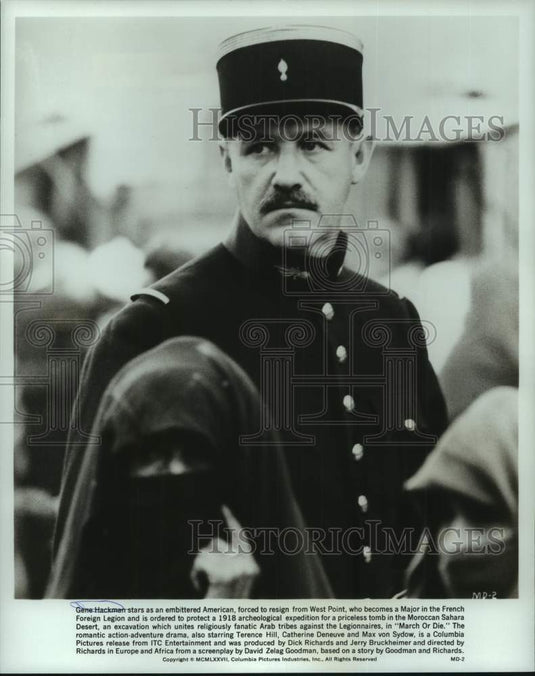 1977 Gene Hackman stars in "March Or Die" - Historic Images