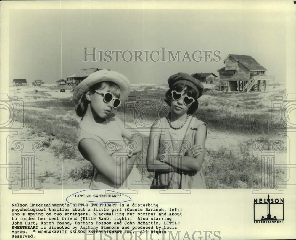 1990 Press Photo Cassie Barasch & Ellie Raab in "Little Sweetheart" - nop52914-Historic Images