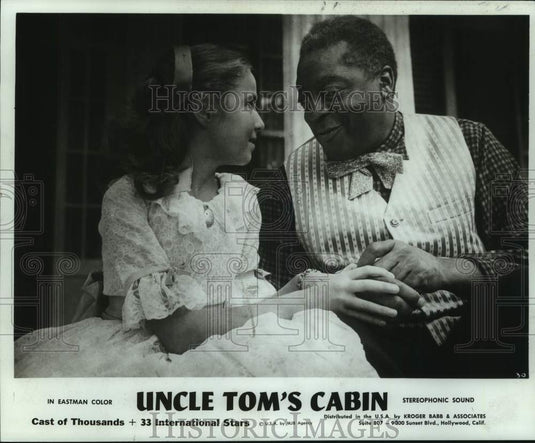 1969 Press Photo John Kitzmiller as Uncle Tom in "Uncle Tom's Cabin" - Historic Images