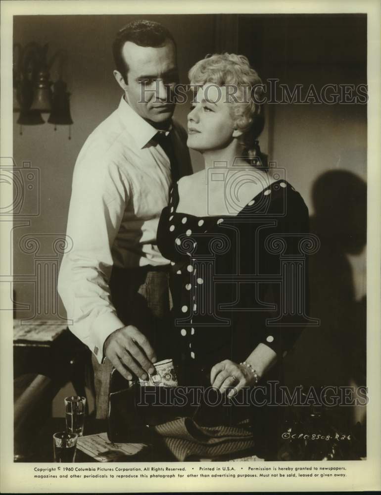 1960 Actor and Actress in scene of movie-Historic Images
