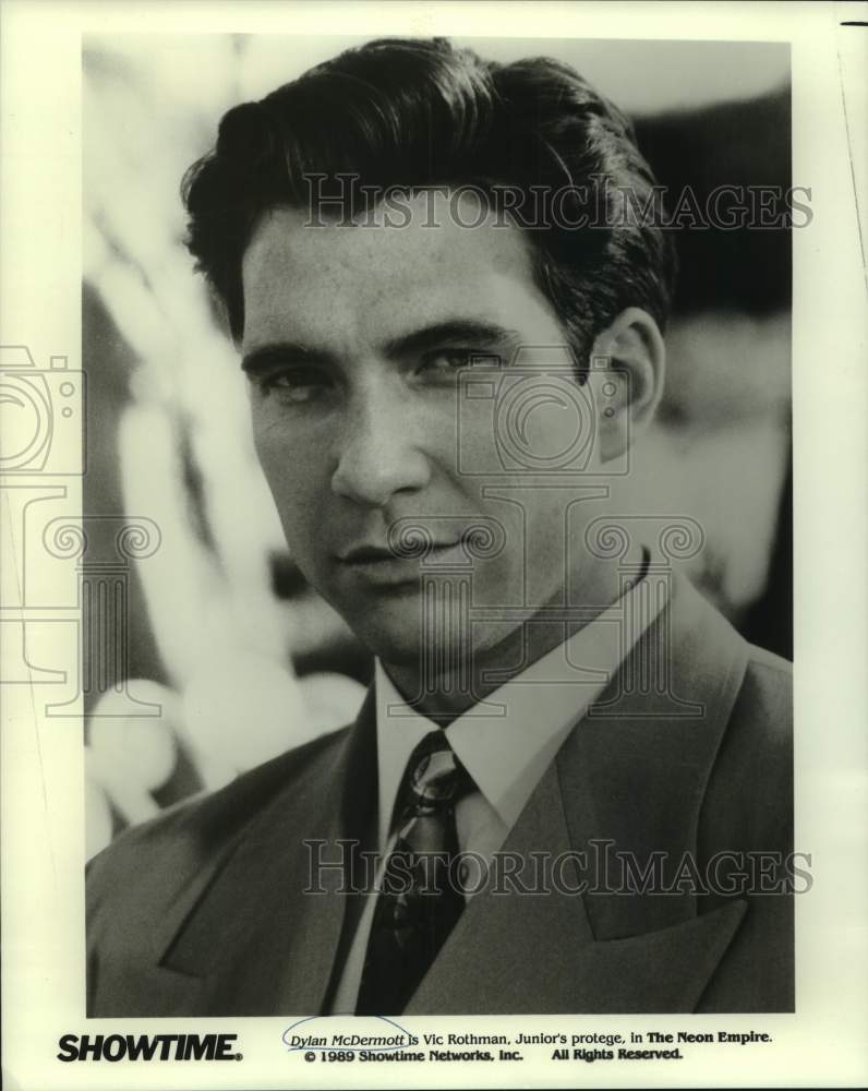 1989 Press Photo Dylan McDermott stars in &quot;The Neo Empire&quot; on Showtime-Historic Images