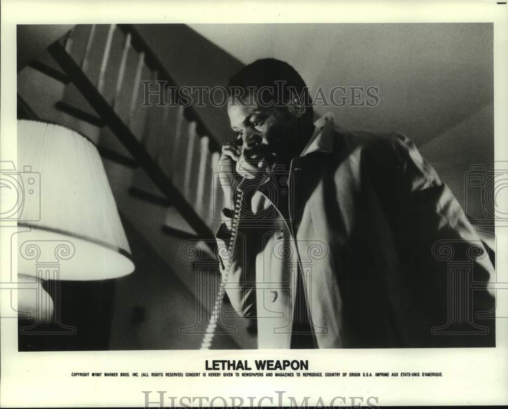 1987 Press Photo Scene from &quot;Lethal Weapon.&quot; - nop54207-Historic Images