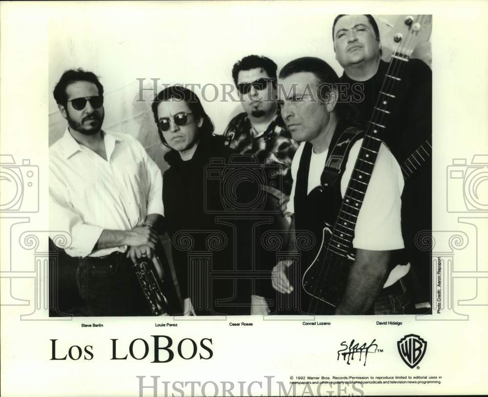 1992 Press Photo Los Lobos band photo - nop54354-Historic Images