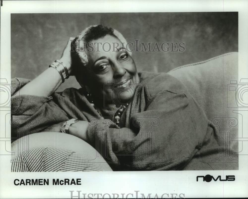 1995 Press Photo Musician Carmen McRae - nop54472-Historic Images