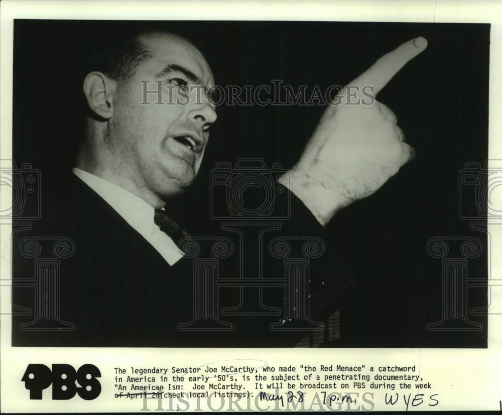 1979 Press Photo Senator Joe McCarthy speaking - nop54512-Historic Images