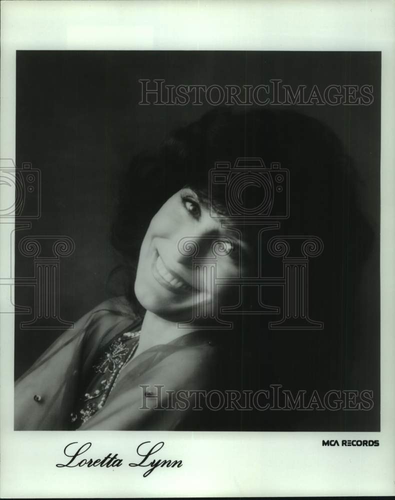 1980 Press Photo Singer Loretta Lynn, Entertainer - nop55399-Historic Images