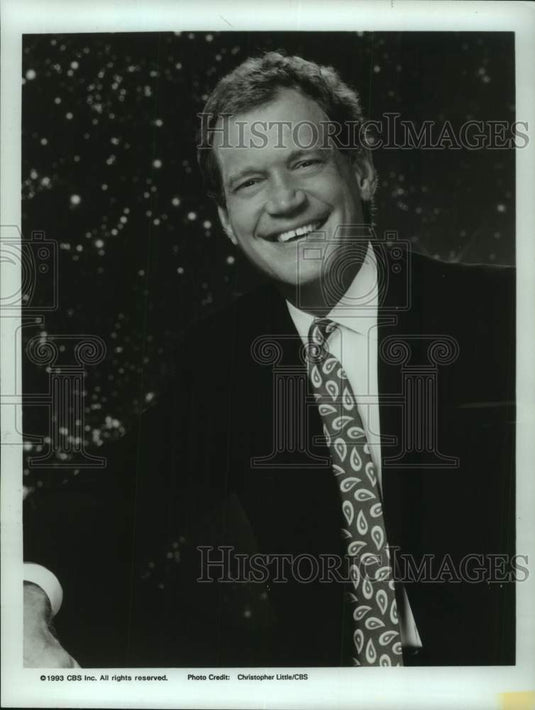 1993 Press Photo David Letterman host of "Late Show with David Letterman"-Historic Images