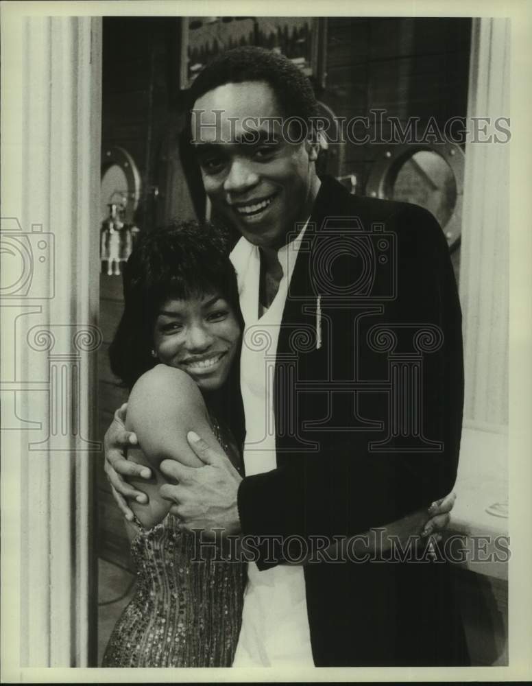 1983 Tom Wright and Stephanice Mills in NBC "Search for Tomorrow" - Historic Images