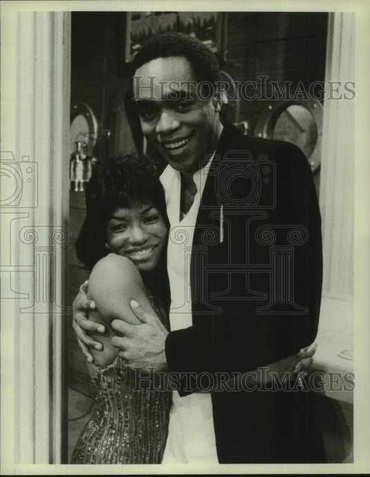 1983 Tom Wright and Stephanice Mills in NBC "Search for Tomorrow" - Historic Images