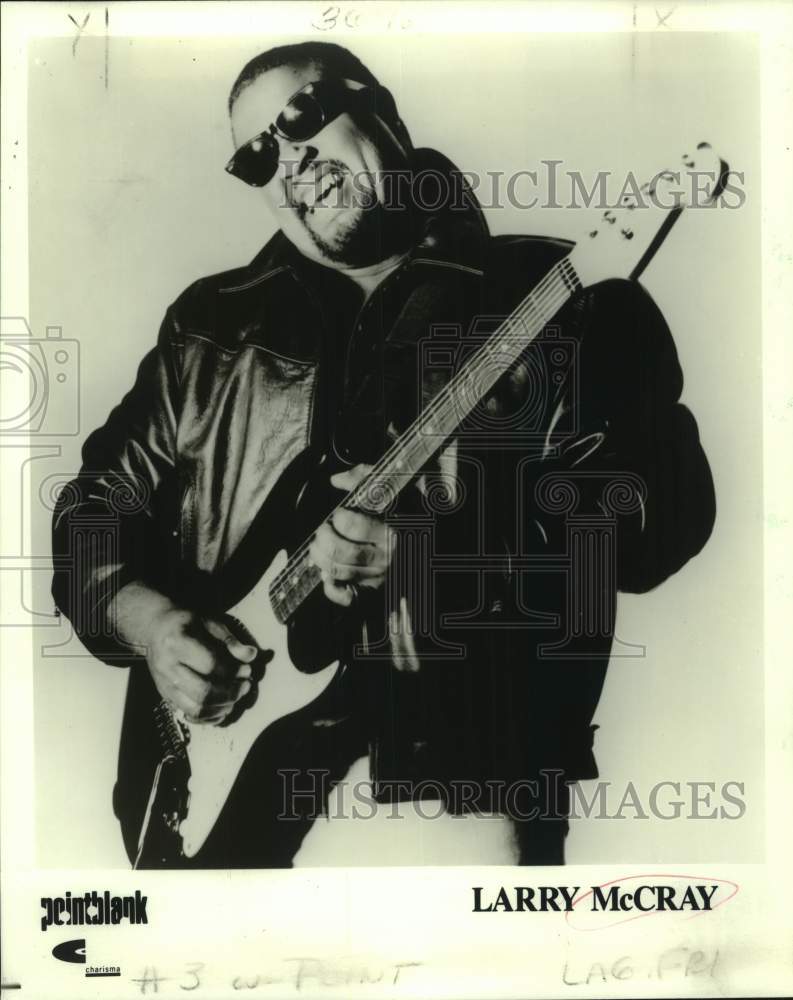 1991 Press Photo Pointblank recording artist Larry McCray - nop56506-Historic Images