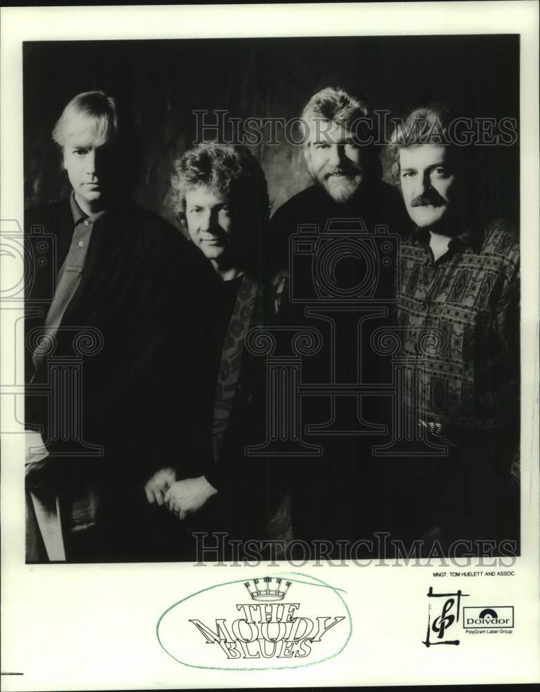 1991 Press Photo PolyGram Label Group &quot;The Moody Blues.&quot; - nop56629-Historic Images