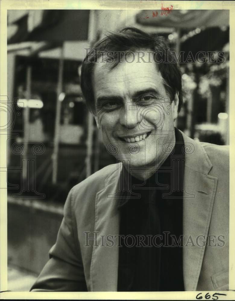 1981 Press Photo Actor Gardner McKay authored off-Broadway play &quot;Sea Marks.&quot;-Historic Images