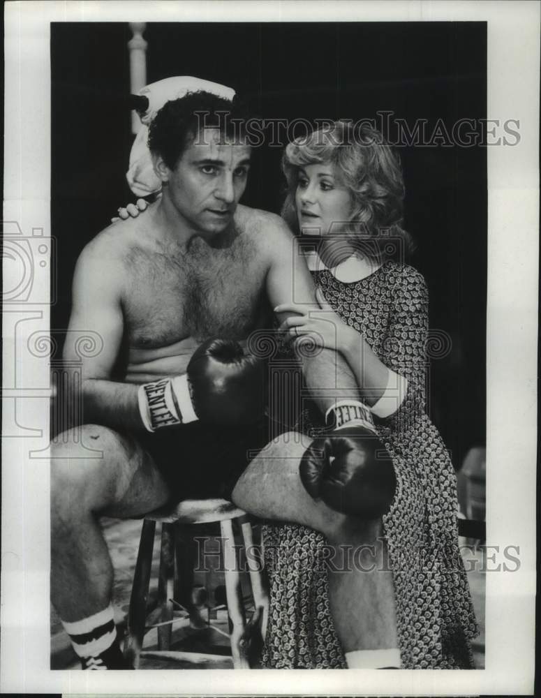 1979 Press Photo Belinda Montgomery &amp; Tony Lo Bianco in &quot;Marciano&quot; on ABC-Historic Images