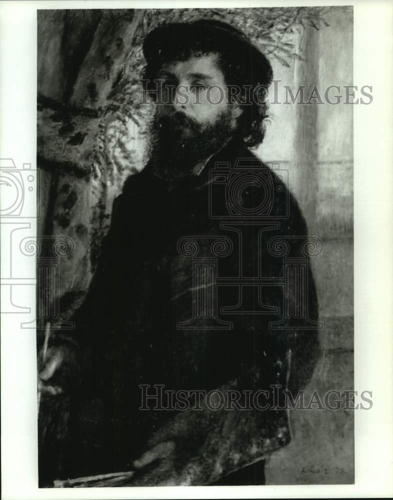 2001 Press Photo The Impressionists, Portrait of Claude Monet by Auguste Renoir-Historic Images