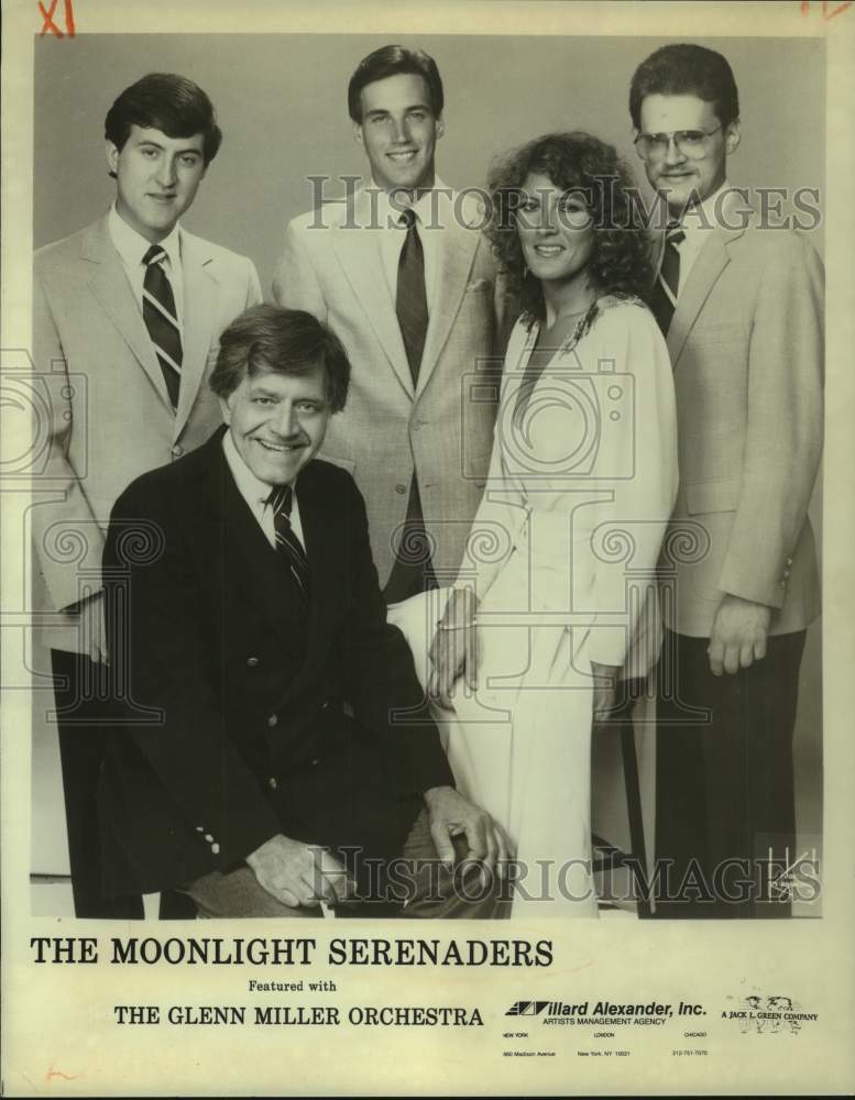 1986 Press Photo Members of the musical group The Moonlight Serenades-Historic Images