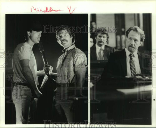 1984 Press Photo Actor Stephen Lang, co-stars in "Murder Between Friends" on NBC-Historic Images