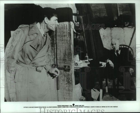 1940 Press Photo Joel McCrea in Warner Home Video "Foreign Correspondent"- Historic Images