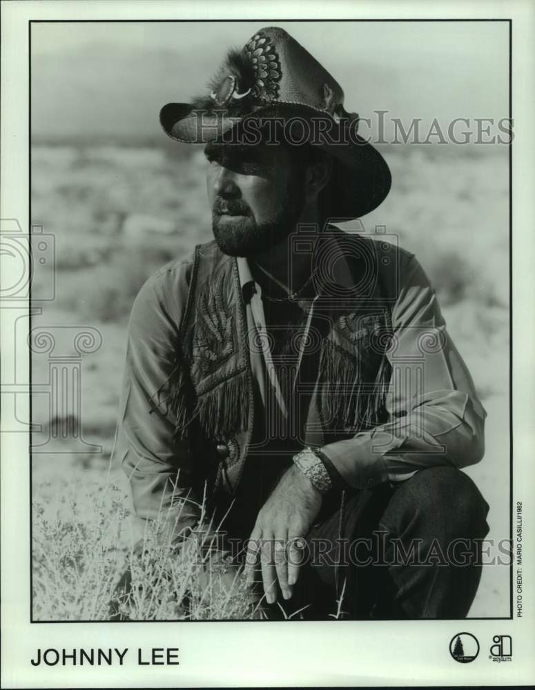 1982 Press Photo Johnny Lee, Recording Artist - nop57844-Historic Images