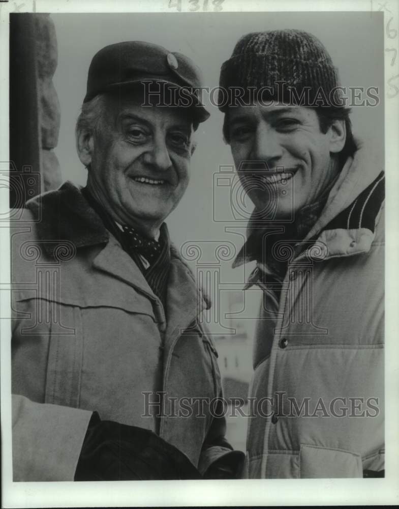 1981 Press Photo Hans Conried and Stephen Macht, Actors - nop57915-Historic Images