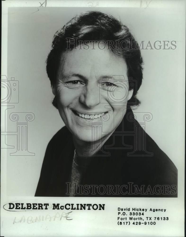 1985 Press Photo Delbert McClinton, Singer - nop58017-Historic Images