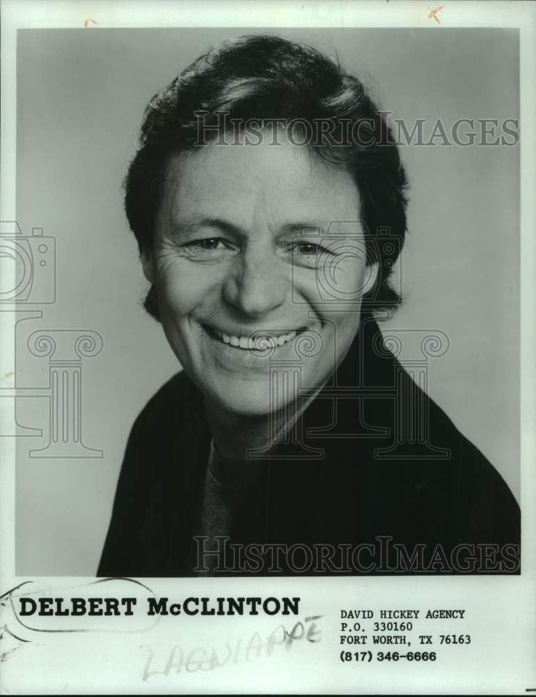 1986 Delbert McClinton, Harmonica player - Historic Images