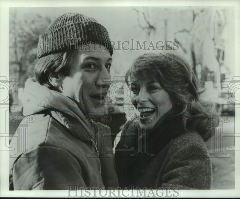 1981 Press Photo Stephen Macht and Karen Carlson star in "An American Dream."-Historic Images