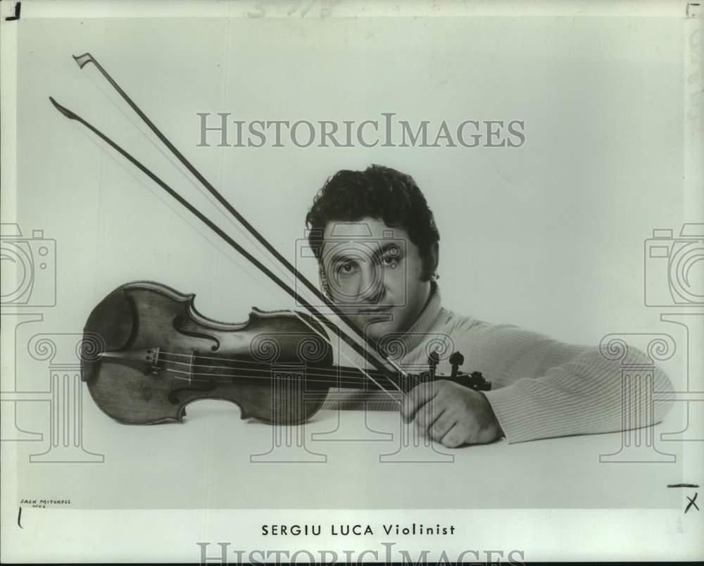 1981 Press Photo Sergiu Luca, violinist and musician - nop58224-Historic Images