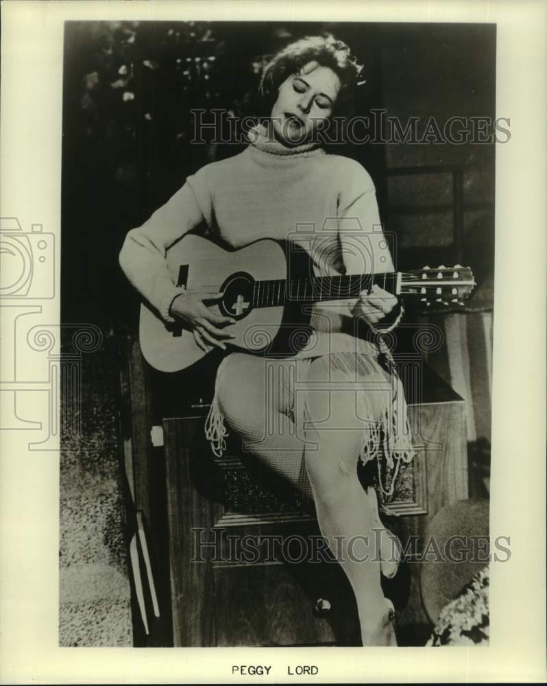 1962 Press Photo Musician Peggy Lord - nop58376-Historic Images