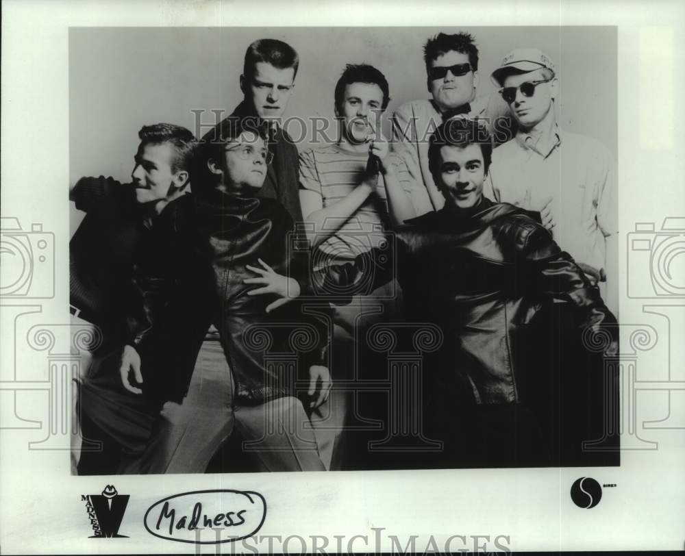 1980 Press Photo Seven Members of the band Madness - nop58453-Historic Images