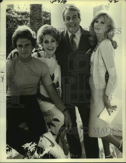 1980 Press Photo Cast of "Flamingo Road" on NBC Monday Night at the Movies - Historic Images