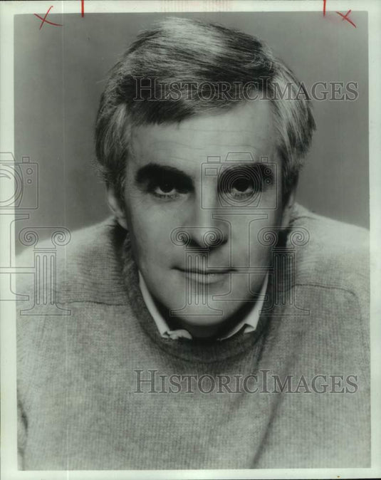 1984 Press Photo John Merrow hosts "Your Children, Our Children" on KTCA-TV-Historic Images