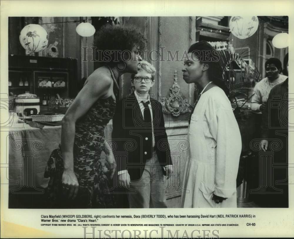 1988 Press Photo Scene from the Warner Bros.&#39; new drama &quot;Clara&#39;s Heart&quot;-Historic Images