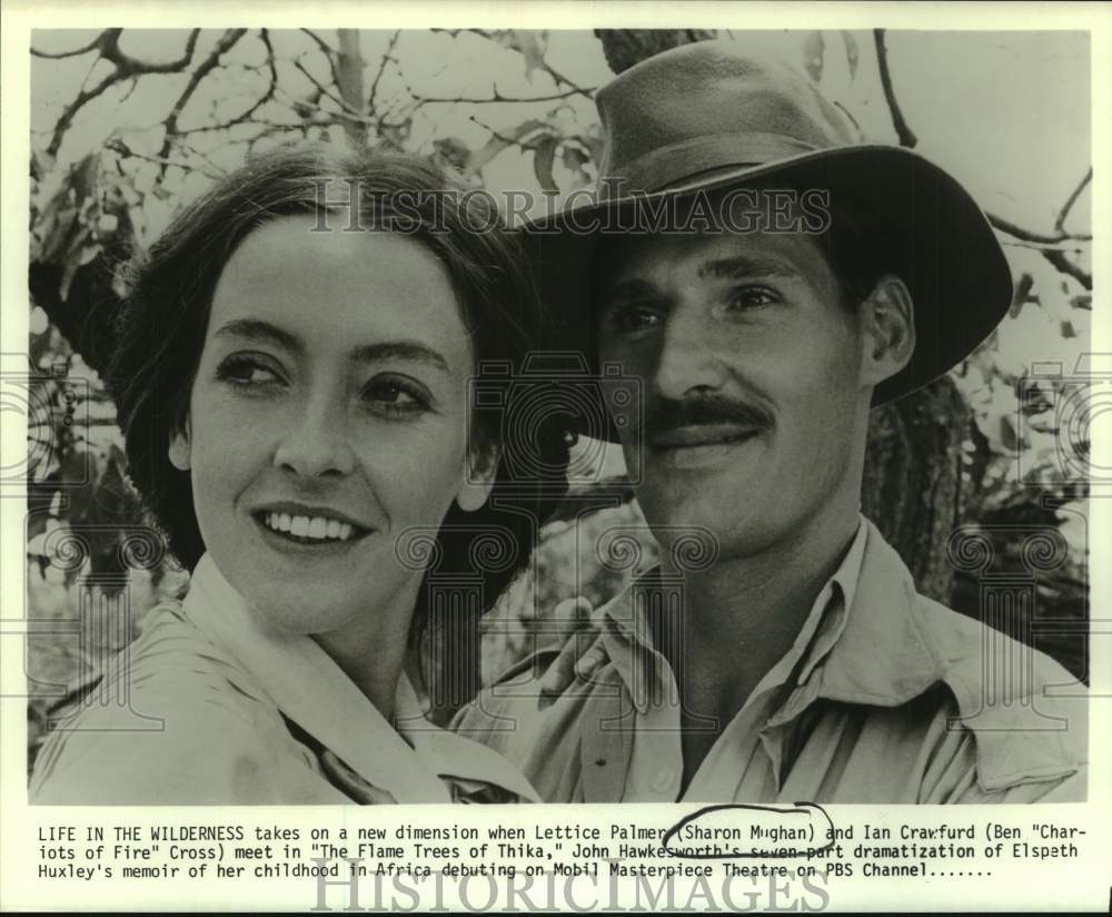 1982 Sharon Mughan and Ben Cross star in &quot;The Flame Trees of Thika&quot; - Historic Images