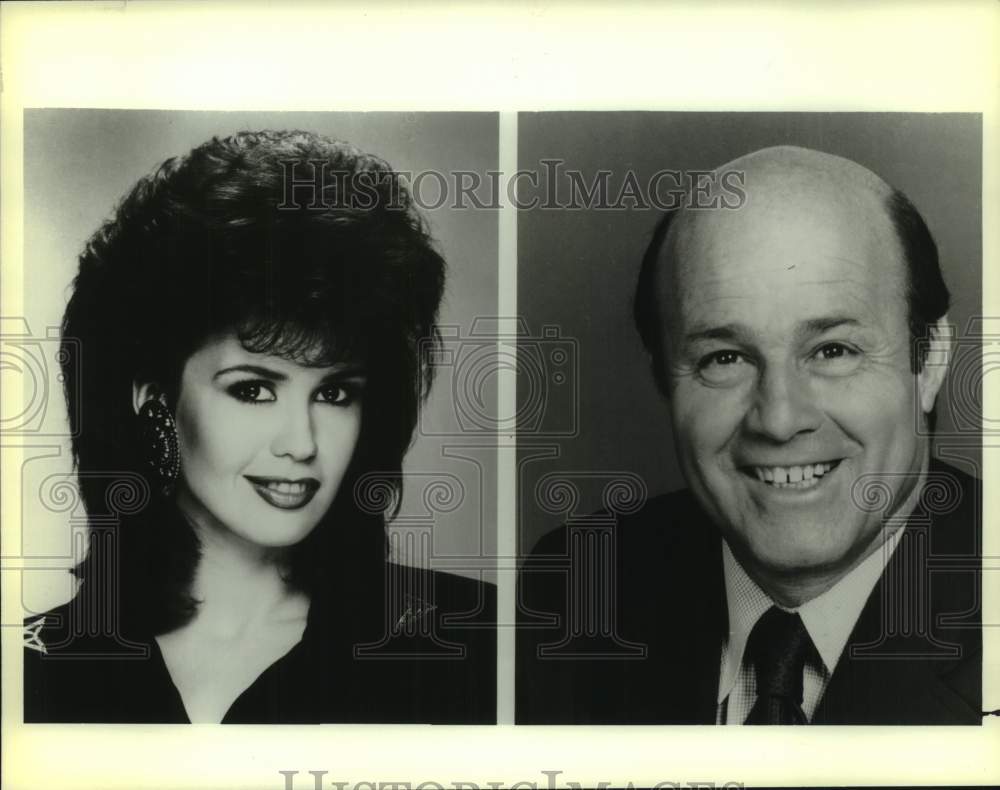1986 Joe Garagiola & Marie Osmond host the Jamboree parade in Miami. - Historic Images