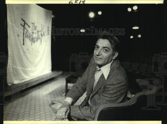 1979 Press Photo Lore Noto, producer of longest running musical The Fantasticks-Historic Images