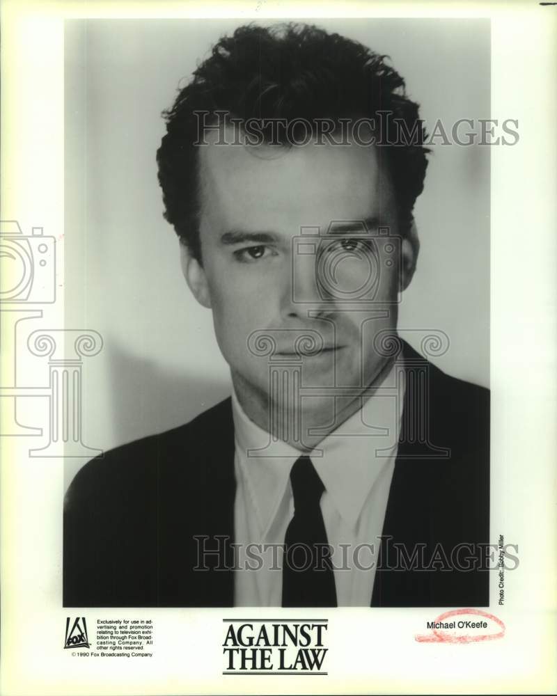 1990 Michael O&#39;Keefe, Actor in &quot;Against the Law&quot; movie - Historic Images