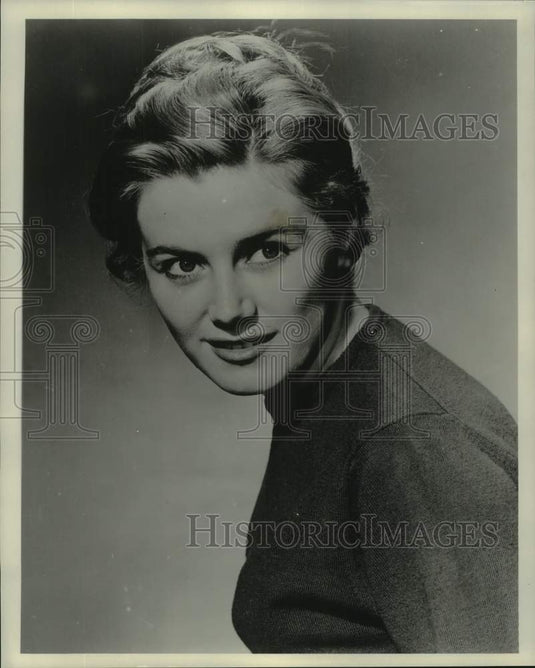1957 Press Photo Kathleen Nolan, Actress - nop60139-Historic Images