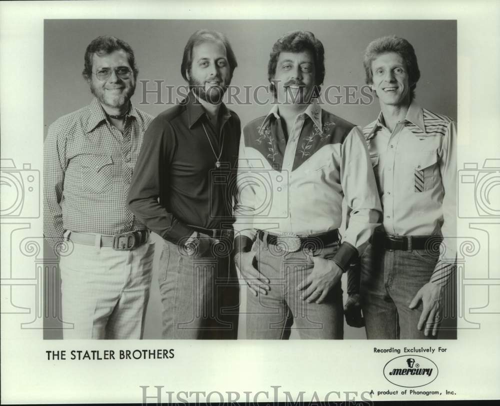 1980 Press Photo The Statler Brothers band - nop60852-Historic Images