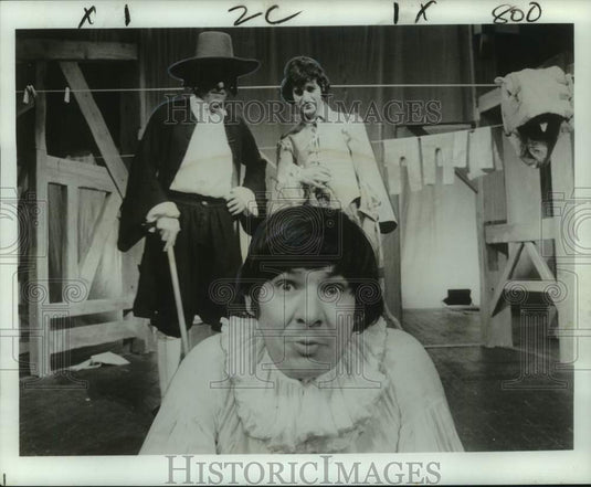1973 Press Photo Yves Pignot & cast in "Le Medecin Malgre Lui" play - nop60946-Historic Images