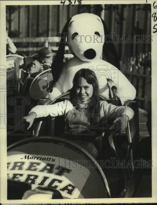 1981 Press Photo Miss Sydney Penny in "The Big Stuffed Dog" on NBC-TV - Historic Images